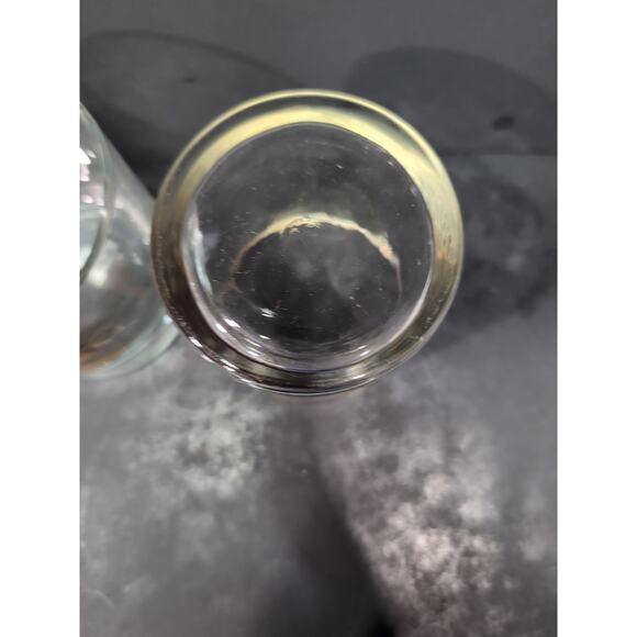 Libbey's Maple Leaf Glasses, Vintage Gold Rim‎ Set, MCM Old Fashioned Barware - Picture 7 of 9